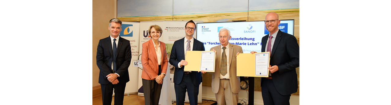 Le Prix Forcheurs Jean-Marie Lehn 2022 récompense les chercheurs Pol Besenius et Thomas Hermans
